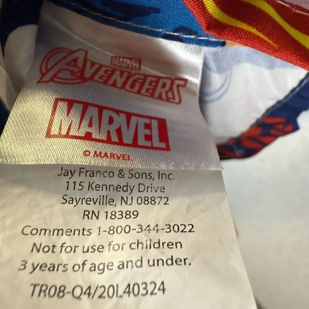 Marvel Avengers Little Kid Twin Flat Sheet Iron Man Captain America Thor